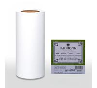 TEMU Rollo de papel de acuarela BAOHONG 100% 140 lb 300 g, 393.7 pulgadas de largo y 14.57 pulgadas de ancho, para acuarela, se puede cortar a cualquier tamaño, grosor medio