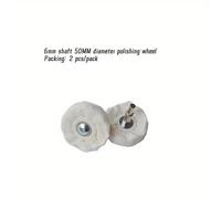 TEMU Rueda de de Tela de Calidad para Metal - Eje de 6mm, Ideal para Esquinas, Agujeros y Ángulos Rectos - Funciona con Cera Sólida o Líquida