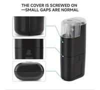 TEMU Sacapuntas Eléctrico, Sacapuntas Automático Portátil para Lápices de 6-8 mm, Tamaño de Bolsillo con Diseño Patentado, Ideal para Aula , Hogar y Oficina