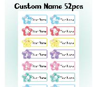 TEMU Sanrio, de marca personalizados, pegatinas de Hello Kitty y etiquetas autoadhesivas personalizables para botellas de agua, calcetines, ropa, útiles escolares, regalos de y regalos de
