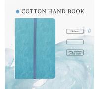 TEMU SeamiArt POTENTATE Cuaderno de Acuarela Azul para Dibujo, Bloc de Notas, Bloc de 300gsm Prensa Fría para Materiales