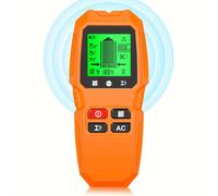 TEMU Sensor de de Tachuelas de Pared HW-QB6 Escáner de Pared 5 en 1 LCD Detector Electrónico de Bordes Madera Corriente Metal Detectores de Cables