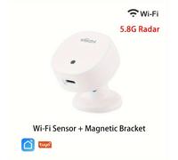 TEMU Sensor de Zigbee/Wifi Mmwave Radar Detección de Movimiento Corporal con Control de Iluminancia Tuya/Smart , Asistente Doméstico