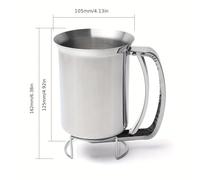 TEMU Separador de masa para cupcakes de acero inoxidable, embudo, dispensador de masa para mezclar