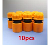 TEMU Set de 10 adaptadores rápidos de plástico para manguera de jardín, conectores univer de 1/2 para riego de agua, compatible con pistola de de coches, estándar europeo y americano.