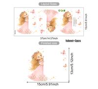 TEMU Set de 3 Adorables Pegatinas de Pared para Interruptores de Luz de con Mariposas y Flores, Perfectas para Decorar tu , Dormitorio o Baño. Autoadhesivas