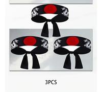TEMU Set de 3 diademas navideñas, decorativa de karate y taekwondo, decorativa para festivo de sushi