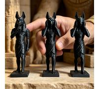 TEMU Set de 3 piezas - Estatua de , egipcio invisible al mal, inaudible al mal, decoración de mesa, regalo de colección de mitología , Halloween, Navidad, recuerdos de Pascua/, etc.