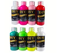 TEMU Set de 8 pinturas acrílicas de - Pintura acrílica para derramar para suministros y pintura - Adecuado para artistas y principiantes - para usar en , yeso, tela