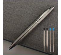 TEMU Set de bolígrafos de lujo con de metal pesado, 1 bolígrafo y 4 recambios, ideal para , negocios y uso en , para firmas y escritura.
