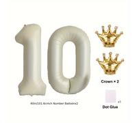 TEMU Set de globos de película Crown , globos de decoración para de