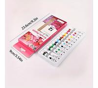 TEMU Set de pintura acrílica multicolor de 12 piezas/9 ml para uso artístico profesional, , no tóxica y resistente a la decoloración, ideal para adultos y artistas, para , manualidades de madera, etc.
