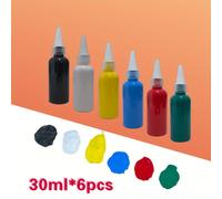 TEMU Set de Pintura Acrílica Pro - 6 | 6 Secundarios, No , Secado Rápido, Cobertura | para /Roca para /Manualidades | Regalo para