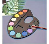 TEMU Set de Pintura de Acuarela (12 Colores, Paleta y ), para Principiantes
