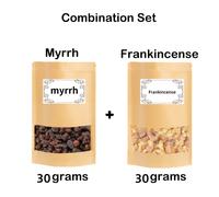 TEMU Set de Resina de Mira y Olíbano de 60G, de Planta Natural, Resina Premium, para del Aire, Yoga, Meditación -