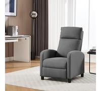 TEMU Silla de Ocio, Reclinable con Reposapiés, Silla Individual con Respaldo Ajustable para , Sillón de TV con Función Reclinable para Sala o Dormitorio, Lino