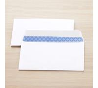 TEMU Sobres blancos básicos, con cinta, cubierta desprendible, adecuados para embalaje de tarjetas de felicitación de oficina y , 5 juegos, 20 sobres uno, un total de 100 sobres, 110X220MM, 125X176MM.