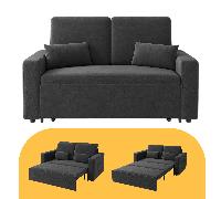 TEMU Sofá cama AR28 | 150X82 cm | de chenille | para apartamentos pequeños | y