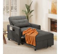 TEMU Sofá Cama , Silla Convertible con Función de Cama, Sofá Cama con Cojín y Bolsillo Lateral, Sillón con Función de Dormir para Pequeño ( , )