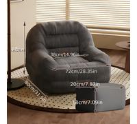 TEMU Sofá Tatami Pequeño Moderno Recreo Dormitorio Francés Individual Sillón Sofá Acolchado