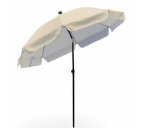 TEMU Sombrilla Jardin Exterior y Playa 200 cm - Reclinable, Antiviento 35 km/h, Proteccion UV50+, Varillas de Fibra de Vidrio, Impermeable, Acero , Bolsa Transporte