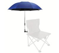 TEMU Sombrilla portátil para silla con abrazadera, sombrilla de 47 pulgadas y rotación de , para patio, sillas de playa, sillas de ruedas, carritos de golf