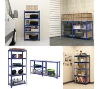 TEMU SONGMICS Estantera Metlica para Almacenar de pie 5 Estantes 650 kg 30 x 75 x 150 cm