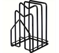 TEMU Soporte multifuncional para tapas de ollas de cocina, estante de almacenamiento para tabla de cortar, estante para tabla de cortar, estante de almacenamiento