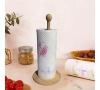 TEMU Soporte para toallas de papel de cocina, soporte para de cocina, soporte para film plástico, estante de almacenamiento para rollos de papel, para encimeras de cocina y mesas de comedor