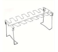 TEMU Soporte Plegable de Acero Inoxidable para Asar Vertical - Estante para Muslos y de Pollo para , Ahumador, Horno - Accesorio de de Guardar para Picnic, Camping, Cocción