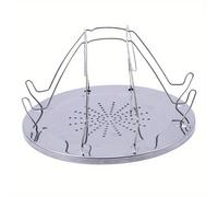 TEMU Soporte Plegable para Tostadas de Acero Inoxidable - Parrilla Portátil y Multiusos para Camping al Aire , Barbacoas y