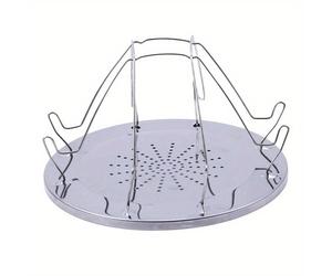 TEMU Soporte Plegable para Tostadas de Acero Inoxidable - Parrilla Portátil y Multiusos para Camping al Aire , Barbacoas y