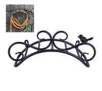 TEMU Soporte Universal para Manguera de Jardín de Hierro Desmontable - Almacenamiento Vertical para Manguera Exterior -