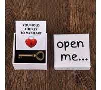 TEMU Sorpresa "Ábreme" con Llave Dentro - Tarjeta de Mensaje 'Tú Tienes de ', Ideal para , , Aniversarios, San Valentín y Regalos Navideños para y - para Cualquier Ocasión