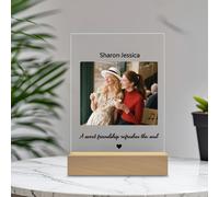 TEMU Tablero de exhibición acrílico 2D personalizado - Foto/ personalizado, exhibidor de