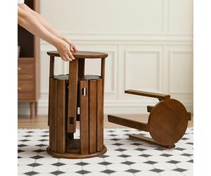 TEMU Taburetes Apilables Modernos para Comedor y Oficina - Taburete Pequeño Ahorrador de con Madera, Opciones Multicolor, Fácil Montaje - Muebles