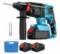 TEMU Taladro de percusión ideal para cambio rápido de brocas, chupamuestras eléctrico inalámbrico, adecuado para el hogar, bricolaje, uso doméstico, sin cables, trabajos de bricolaje.