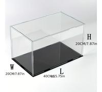 TEMU ¡Talla grande: tus figuras de juguete con esta de exhibición transparente y gabinete de almacenamiento de bloques de construcción!