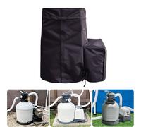 TEMU Tapadera de Filtro de Arena para Bomba de Piscina con Recubrimiento Plateado 420D para Filtradores INTEX 14-16