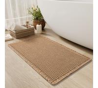 TEMU Tapete de baño SIXHOME mejorado tipo , alfombrillas de baño súper absorbentes y antideslizantes para suelo de baño, lavables a máquina con borlas, tapetes de baño con reverso de goma, ultrasuaves