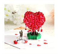 TEMU Tarjeta de Felicitación Pop-Up de Árbol del Amor 3D para - para Aniversarios, Día de San Valentín y Día de la - Diseño Romántico de Corazones, 6"x8" - Ideal para , Esposo, Novio, Novia