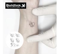 TEMU Tatuajes Temporales en de Boldink - Impermeables, Duraderos 1-2 Semanas, Diseño Realista de para