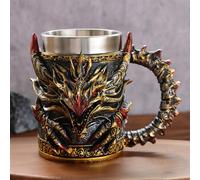 TEMU Taza con forma de , termo de acero inoxidable para el hogar, circular a rayas con temática de monstruos, regalo de Halloween, de para tu novio