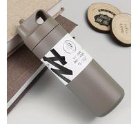 TEMU Taza de viaje deportiva de un solo color, ideal para viajes y uso en , disponible en con una capacidad de 550 ml/19.35 oz para tu selección
