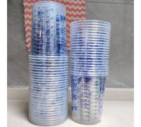 TEMU Taza Medidora de Plástico de Gran Capacidad (20oz) 50pcs 600ml con Marcas Precisas para Pintura, Resina Epoxi, , etc