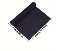 TEMU Tela de malla negra duradera - transpirable de PVC para sillón de exterior, adecuada para sillas de playa, sillas de oficina y proyectos de reparación