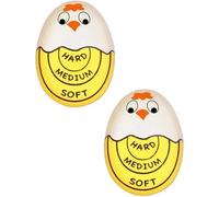 TEMU Temporizador para cocinar huevos, 2 piezas - Indicador de agua que de color, para huevos escalfados, pasados por agua y duros