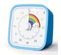 TEMU Temporizador Visual de 60 con Estuche Protector, Temporizador de Juego de de Disco , Herramienta Silenciosa de Gestión del para Estudio, Trabajo, Ejercicio y Otras Actividades