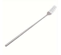 TEMU Tenedor telescópico de acero inoxidable con mango largo extensible para , comedor y servir postres, que varía de 8.7 a pulgadas