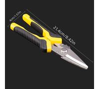 TEMU Tijeras de acero inoxidable, corta hojas de metal, tijeras para cortar tuberías de PVC, tijeras industriales profesionales